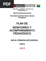 Plan de Monitoreo 2023 para Aplicar