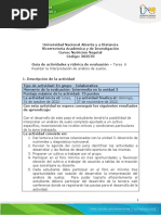 Guia de Actividades y Rúbrica de Evaluación - Unidad 3 - Tarea 6 - Realizar La Interpretación de Análisis de Suelos.