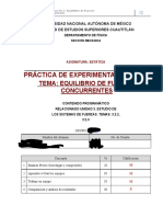 P05 Equilibrio de Fuezas Concrurrentes Estatica-Facultad de Estudios Superiores Cuautitlan Estatica Itse