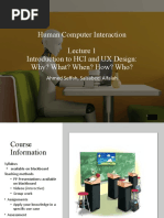 1.introduction To HCI and UX Design