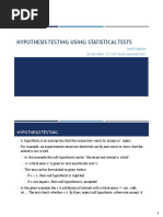 Statistical Tests