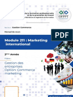 Module 211 MARKETING INTERNATIONAL