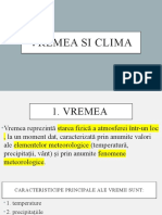 VREMEA SI CLIMA - Clasa A 5 A