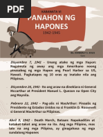 FILPAN030 - K6 - Panahon NG Hapones