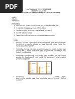 Naskah Soal Essay Post Test