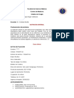 Caso Clinico - Nutrición Enteral