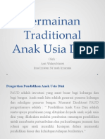 Permainan Traditional Anak Usia DIni