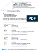 Surat Undangan Dinas Sosialisasi FLS2N Jenjang DIKMEN Tahun 2023