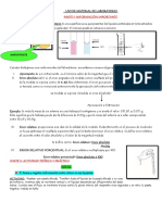 Uso de Material de Laboratorio