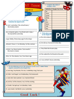 Simple Past Tense Positive Negative Grammar Drills - 124480