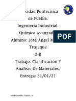 Clasificacion de Materiales