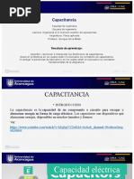 Capacitancia: Resultado de Aprendizaje