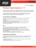 Hoja Técnica de Producto Protex Imprimación Nro 3