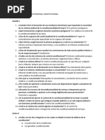 Cuestionario Derecho Procesal Constitucional