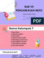 Kelompok 7 Pengawasan Mutu