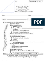 Physical Therapy Prescription PT