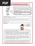 Teoría de Comprensión de Lectura para Quinto de Secundaria