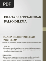 Falacia de Aceptabilidad