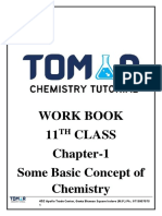 Chemistry Class 11 Workbook (Tomar Chemistry Tutorial)