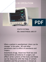 Monitoring in Operation Theatre