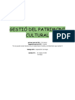 Gestió Del Patrimoni Cultural-2