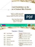 Guidelines On MGT of Animal Bites