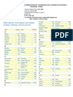 Manual para Llamadas Internacionales y Nacionales Con El Sistema de Telefonica Colsugar