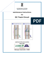 Maintenance Instrutions For DC Track Circuit - March 2020