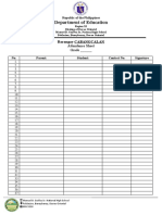 Attendance Sheet