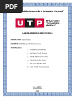 Laboratorio Calificado 4: "Año Del Fortalecimiento de La Soberanía Nacional"