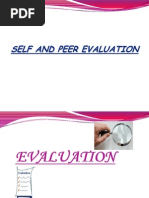 Self and Peer Evaluation