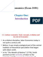 Labor Chapter One