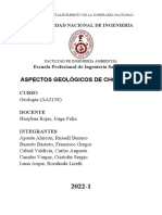 Investigación Geológica en Chorrillos