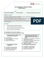 Evaluación N1 Historia - Octavo Básico