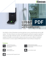 UF600 Multibio Time Attendance and Access Control