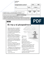 Prueba Comprensión Lectora (4° Básicos) Mayo