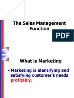 1 Sales Management Function