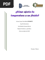 Afectacion de La Temperatura A Los Fluidos de Perforacion