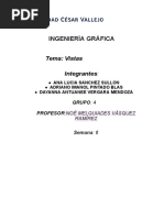 Informe 3 Vistas Autocad