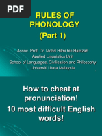 Rules of Phonology 1