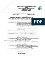 SK Kapus Tentang Pemberian Informasi Kepada Masyarakat, Linta Sektor, Lintas Program, Sasaran Dan Tupoksi