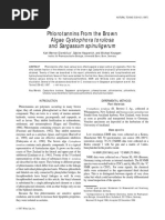 Phlorotannins From The Brown Algae Cystophora Torulosa and Sargassum Spinuligerum