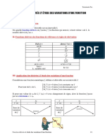 Cours Fonction Derivee Et Etude Des Variations D Une Fonction Terminale Pro