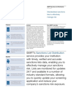 Swift Sanctions List Distribution Factsheet