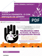 Presentacion Diplomado - Justicia Feminista, Ley y Politicas