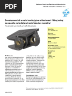 Development of A Main Landing Gear Attachment Fitting Using Composite Material and Resin Transfer Moulding