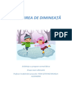 Intalnirea de Dimineata-Proiect de Activitate