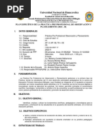 Plan Específico de La Práctica Pre Profesional de Observación y Planeamiento Ok