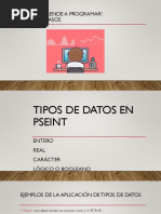 Tipos de Datos en PseInt