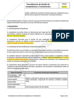 Procedimento de Gestão de Competências e Treinamentos - Cópia